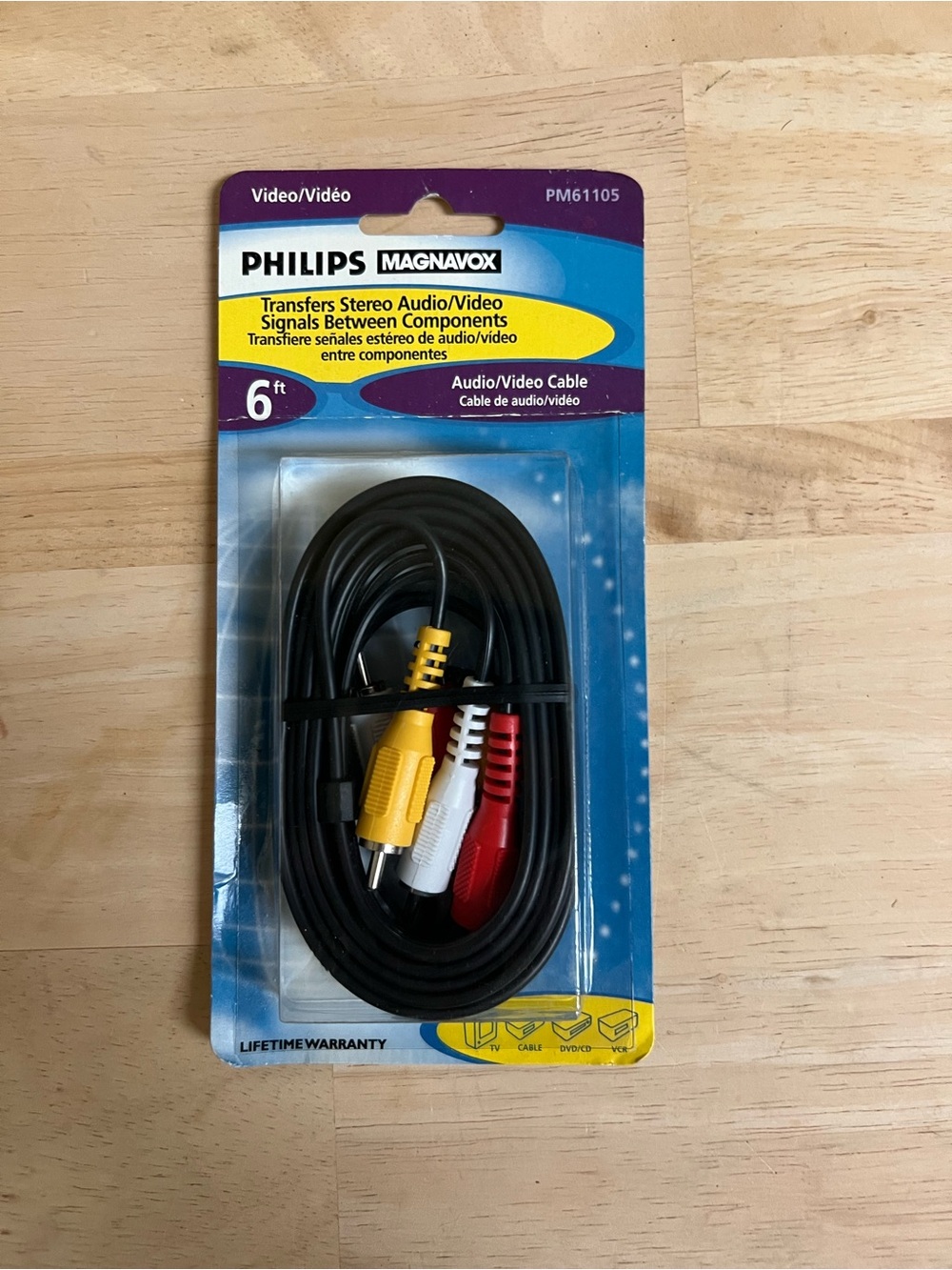 Philips Magnavox 6ft Audio Video Cable New